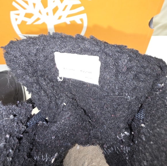 Timberland Winter Black Nubuk  Chillberg Waterproof Mid Boots US5 Juniors - Picture 7 of 12